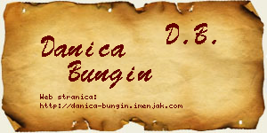 Danica Bungin vizit kartica